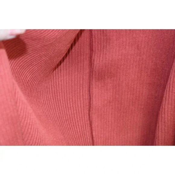 Emma & Posh Women's Ribbed Faux Wrap Dress-Size Large-Lace-Up - Picture 5 of 6